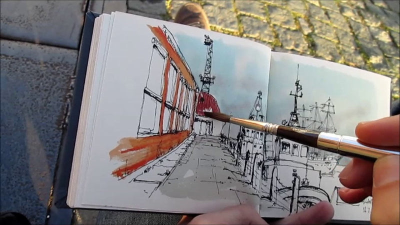 Urban Sketching | Mit Stift und Pinsel auf die Straße