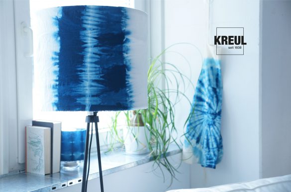 Batik-Technik auf Textilien