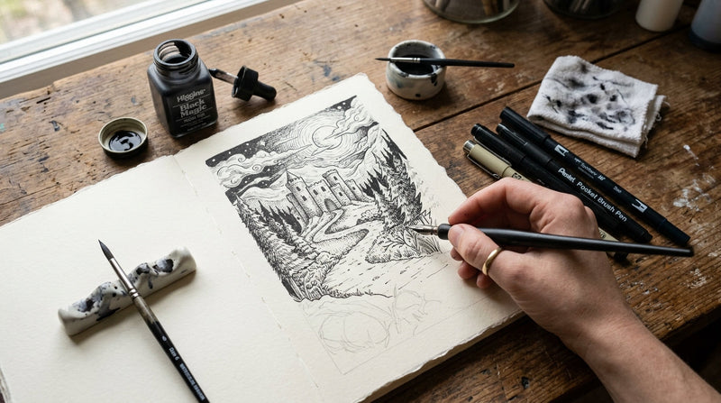 ARTMIE Inktober: Potpuni vodič kroz godišnji izazov za umjetnike