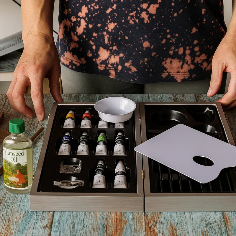 Colori a olio: caratteristiche e pigmenti di base