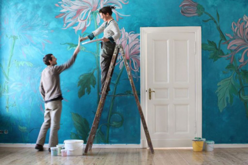 Murali na steni — kako naslikati mural v interierju in eksterierju
