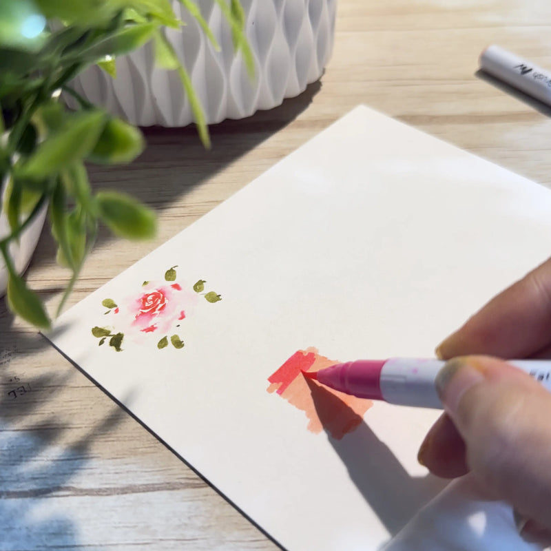 Wie man Farben mit Pinselstiften blendet – einfache Ombré-Effekte