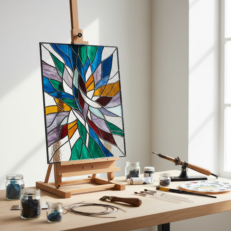 Tiffany Glasmalerei: Anleitung für dein erstes Kunstwerk