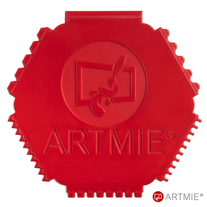 ARTMIE recyklovateľná špachtľa/hrebeň 6 v 1