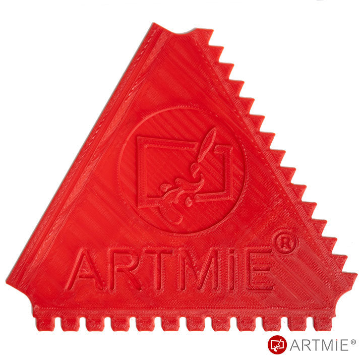 ARTMIE recyklovateľná špachtľa/hrebeň 3 v 1