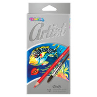 Akvarelové farbičky so štetcom Colorino Artist 12 ks