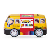 Fixy Faber-Castell v plechovom puzdre – autobus