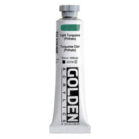Akrylová farba GOLDEN Heavy Body 59 ml – 1564 svetlá tyrkysová (ftalo)