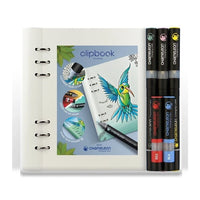 Chameleon perá so zápisníkom Filofax- sada 6 ks