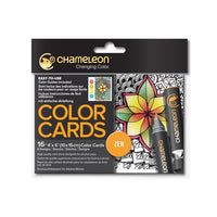 Chameleon Zen kartičky na omaľovanie - 16 ks