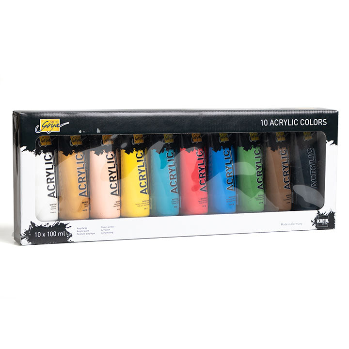 Akrylové farby Solo Goya - ARTMIE Gold Matches | sada 10 x 100 ml