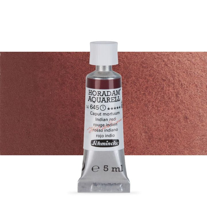 Schmincke Horadam akvarelové farby v tube 5 ml – 645 Indian red