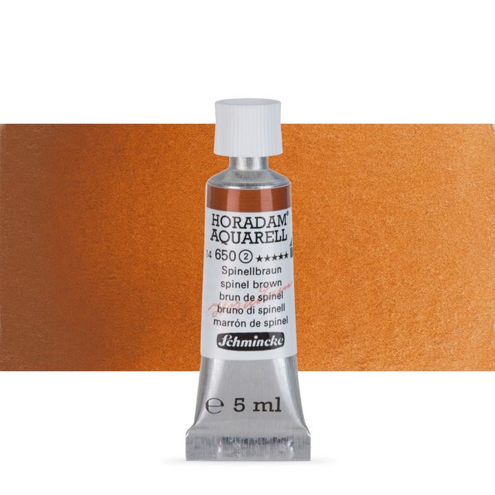 Schmincke Horadam akvarelové farby v tube 5 ml – 650 spinel brown
