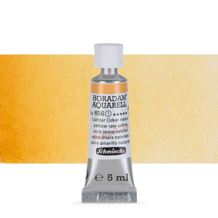 Schmincke Horadam akvarelové farby v tube 5 ml – 656 okrovožltá surová