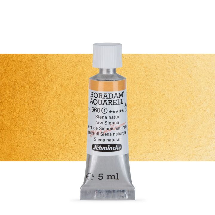 Schmincke Horadam akvarelové farby v tube 5 ml – 660 surová sienna
