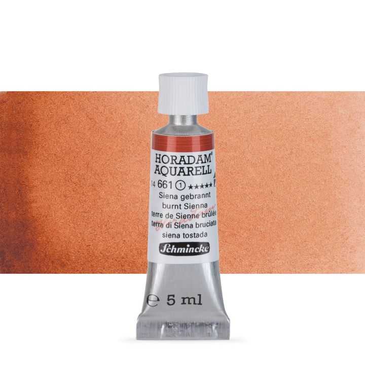 Schmincke Horadam akvarelové farby v tube 5 ml – 661 pálená sienna