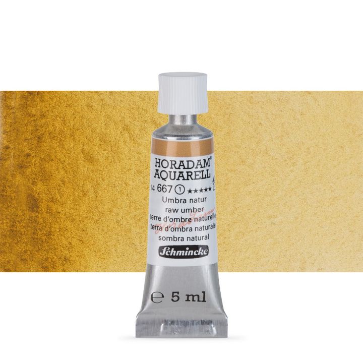 Schmincke Horadam akvarelové farby v tube 5 ml – 667 surová umbra