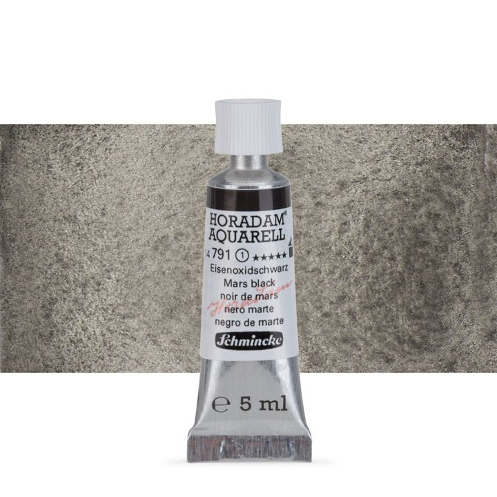 Schmincke Horadam akvarelové farby v tube 5 ml – 791 Mars black