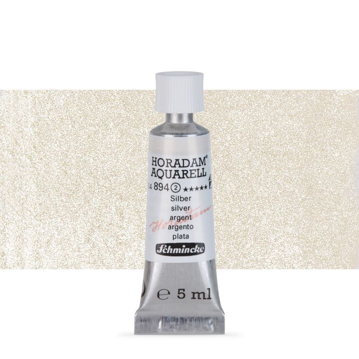 Schmincke Horadam akvarelové farby v tube 5 ml – 894 strieborna