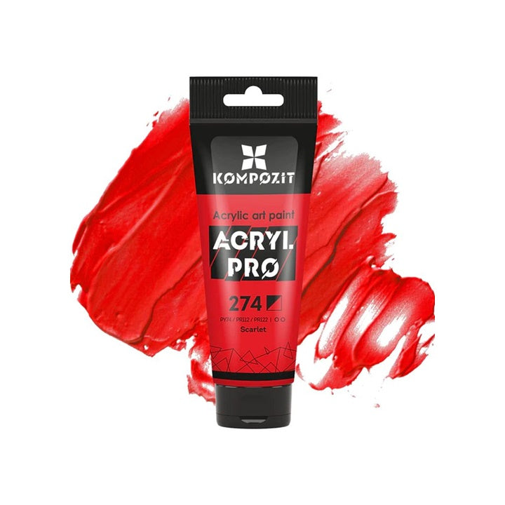 ACRYL PRO ART Kompozit Acrylfarbe 75 ml | verschiedene Farbtöne | ARTMIE