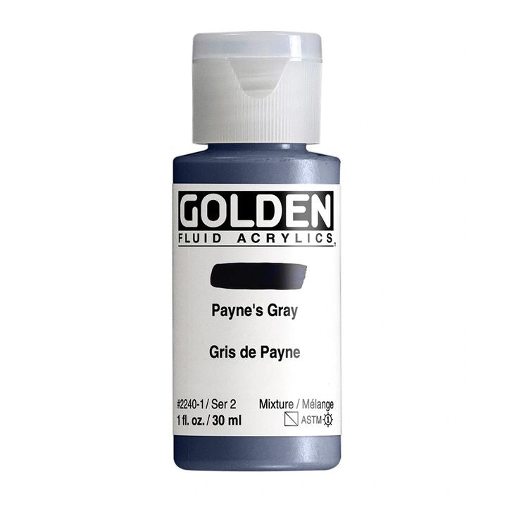 GOLDEN Fluid Acrylfarbe 30 ml | verschiedene Farben | ARTMIE