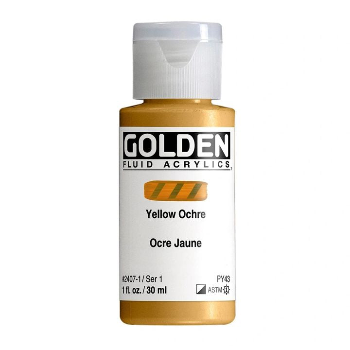 GOLDEN Fluid Acrylfarbe 30 ml | verschiedene Farben | ARTMIE