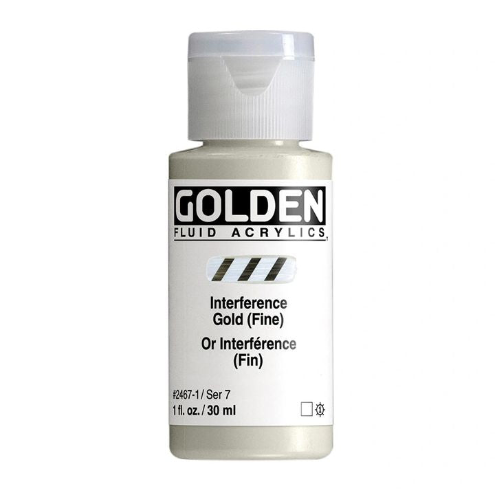 Akrylová farba GOLDEN Fluid Interference 118 ml | rôzne farby — obrázok 1