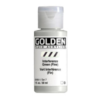 Akrylová farba GOLDEN Fluid Interference 30 ml | rôzne farby — obrázok 2