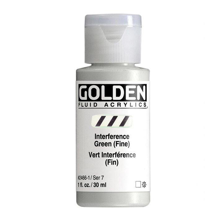 Akrylová farba GOLDEN Fluid Interference 30 ml | rôzne farby — obrázok 2