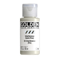 Akrylová farba GOLDEN Fluid Interference 30 ml | rôzne farby — obrázok 3