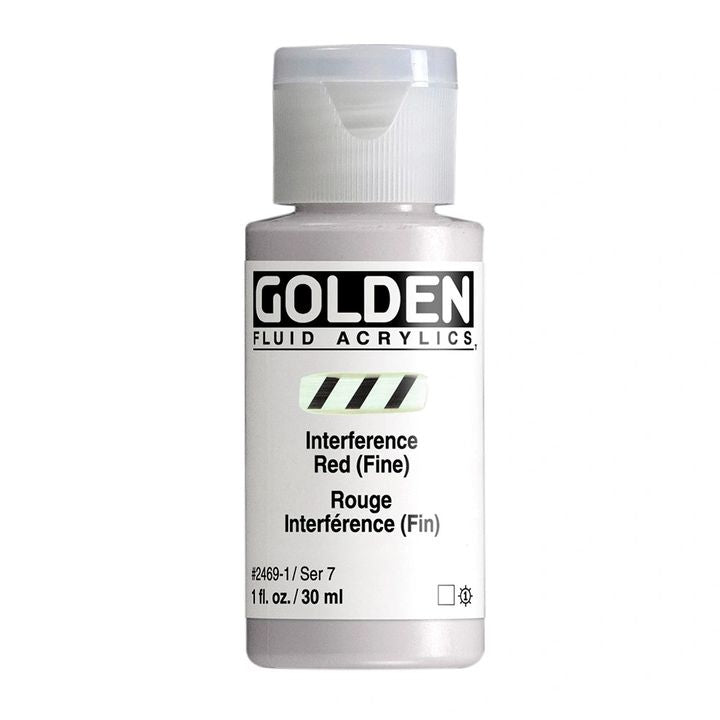 Akrylová farba GOLDEN Fluid Interference 30 ml | rôzne farby — obrázok 4