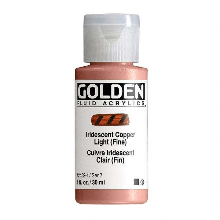 Akrylová farba GOLDEN Fluid Iridescent 118 ml | rôzne farby — obrázok 4