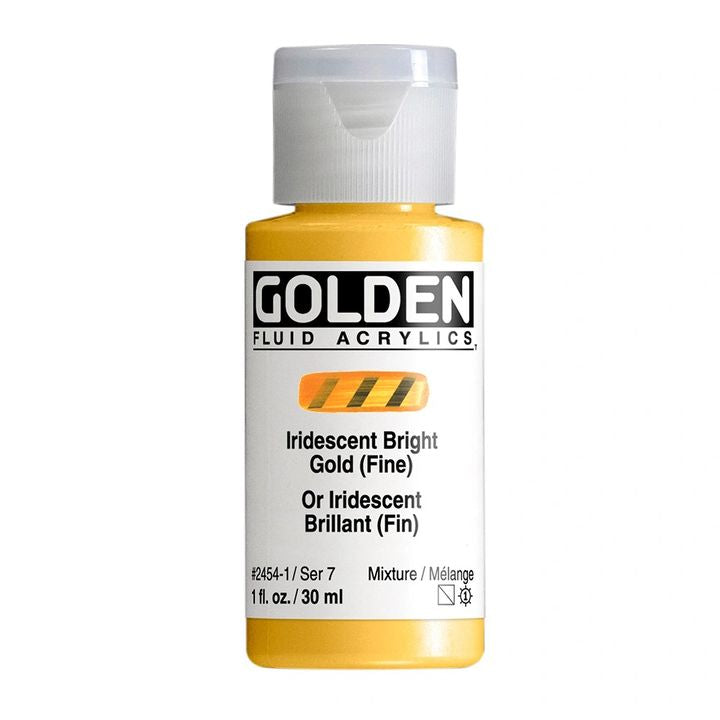Akrylová farba GOLDEN Fluid Iridescent 30 ml | rôzne farby — obrázok 5