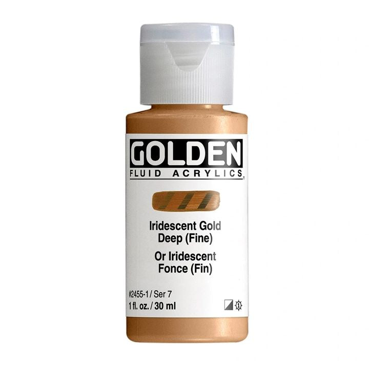 Akrylová farba GOLDEN Fluid Iridescent 30 ml | rôzne farby — obrázok 10