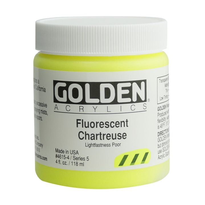 Akrylová farba GOLDEN Heavy Body Fluorescent 118 ml | rôzne farby — obrázok 2