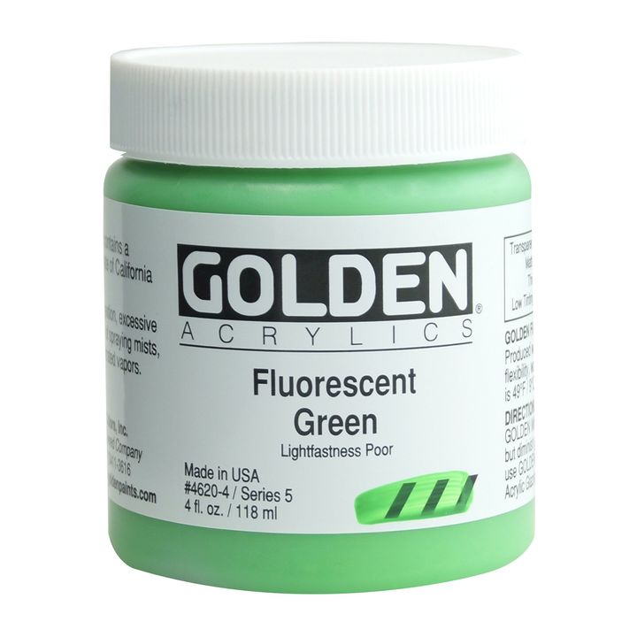 Akrylová farba GOLDEN Heavy Body Fluorescent 118 ml | rôzne farby — obrázok 3