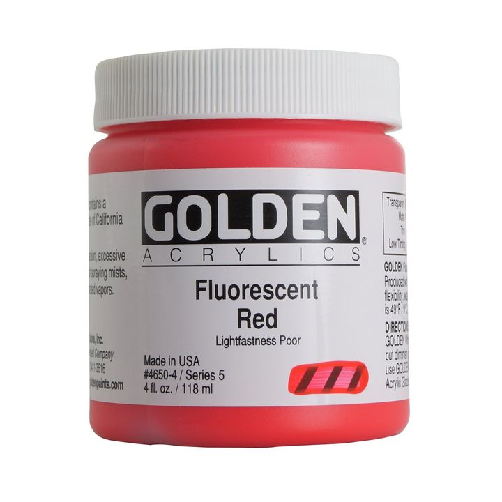 Akrylová farba GOLDEN Heavy Body Fluorescent 118 ml | rôzne farby — obrázok 8