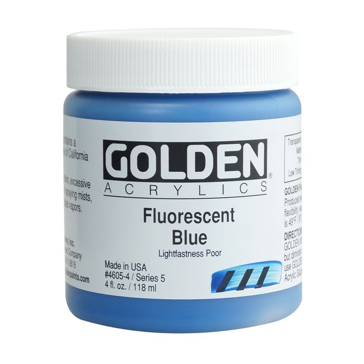 Akrylová farba GOLDEN Heavy Body Fluorescent 118 ml | rôzne farby — obrázok 1