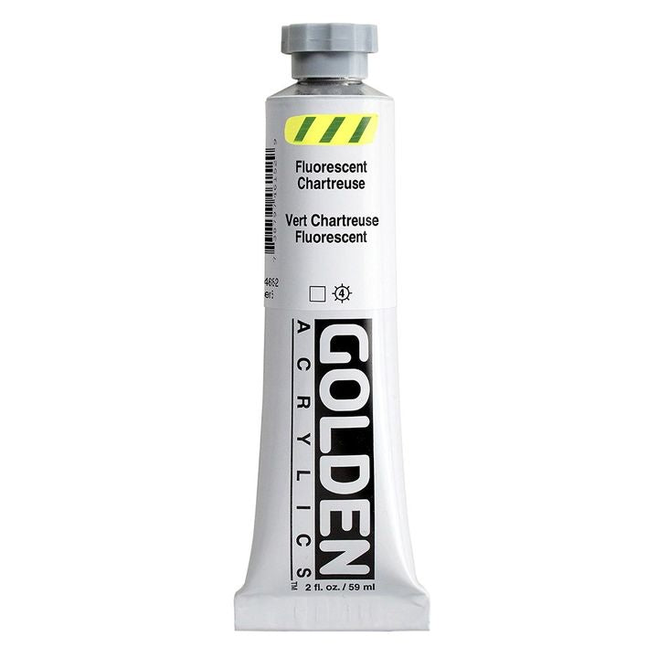 Akrylová farba GOLDEN Heavy Body Fluorescent 59 ml | rôzne farby — obrázok 1