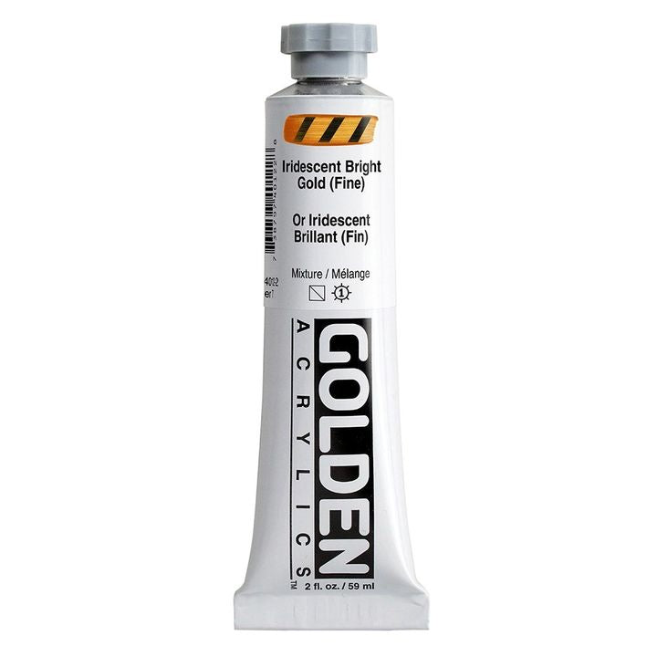 Akrylová farba GOLDEN Heavy Body Iridescent 148 ml | rôzne farby — obrázok 5