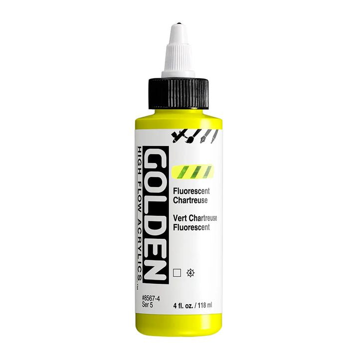 Akrylová farba GOLDEN High Flow Fluorescent 118 ml | rôzne odtiene — obrázok 6