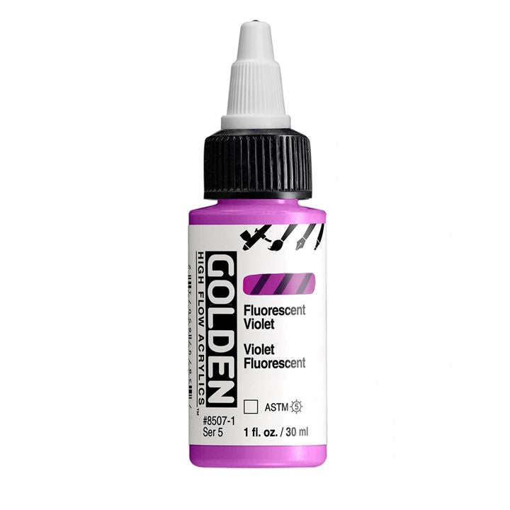 Akrylová farba GOLDEN High Flow Fluorescent 30 ml | rôzne odtiene — obrázok 3
