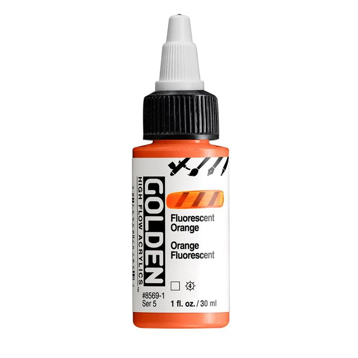 Akrylová farba GOLDEN High Flow Fluorescent 30 ml | rôzne odtiene — obrázok 7