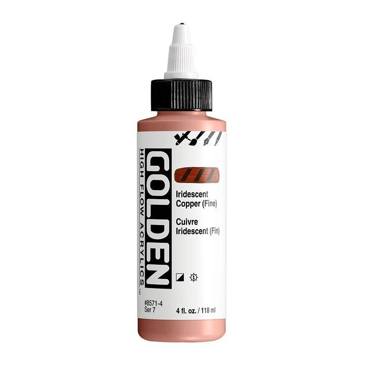 Akrylová farba GOLDEN High Flow Iridescent 118 ml | rôzne odtiene — obrázok 4