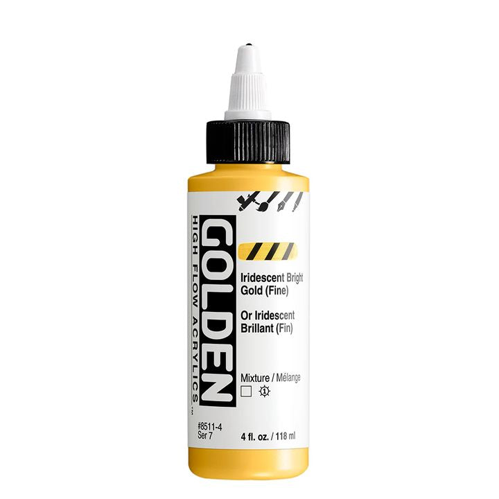 Akrylová farba GOLDEN High Flow Iridescent 118 ml | rôzne odtiene — obrázok 1