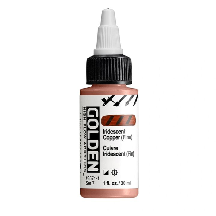 Akrylová farba GOLDEN High Flow Iridescent 30 ml | rôzne odtiene — obrázok 5