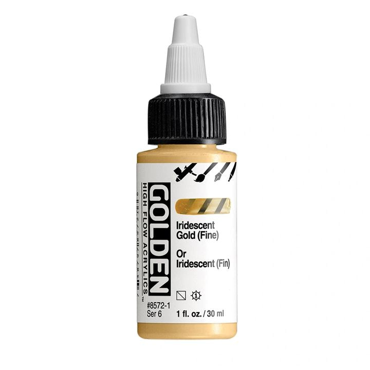 Akrylová farba GOLDEN High Flow Iridescent 30 ml | rôzne odtiene — obrázok 6