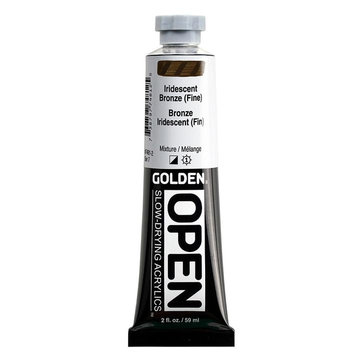 Akrylová farba GOLDEN OPEN Slow-Drying Iridescent 59 ml | rôzne odtiene — obrázok 4