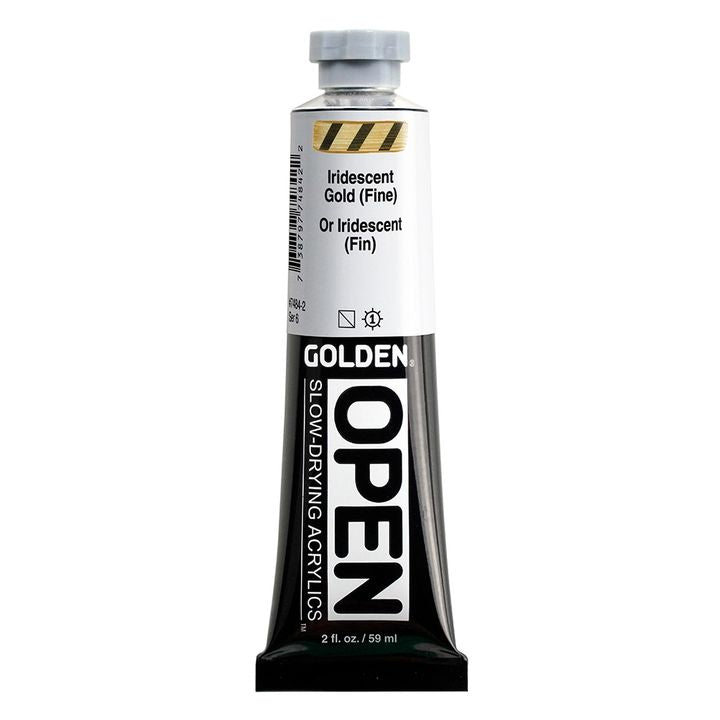 Akrylová farba GOLDEN OPEN Slow-Drying Iridescent 59 ml | rôzne odtiene — obrázok 1
