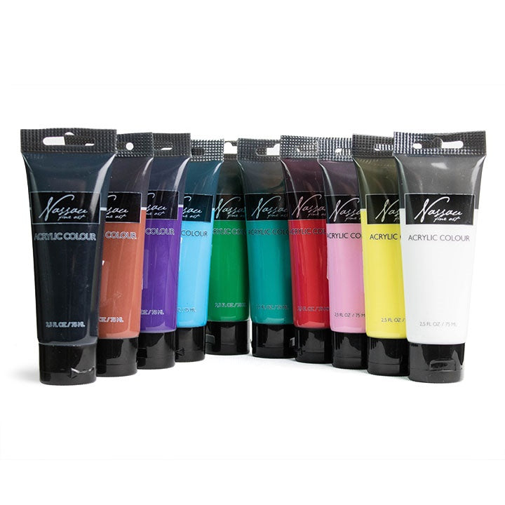 Akrylová farba Nassau Fine Art v tube 75 ml | rôzne odtiene — obrázok 1